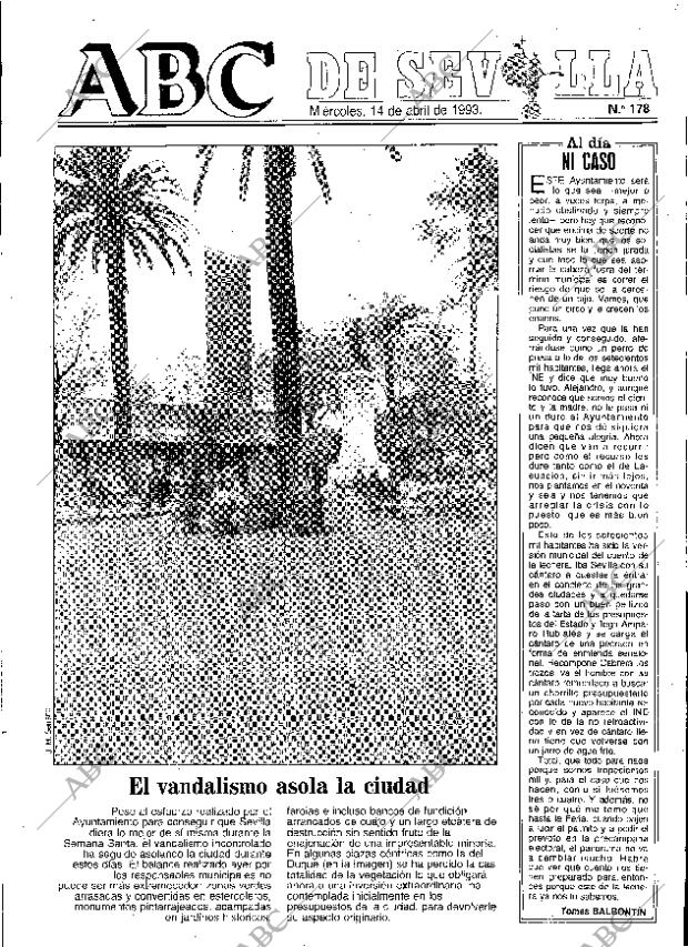ABC SEVILLA 14-04-1993 página 49