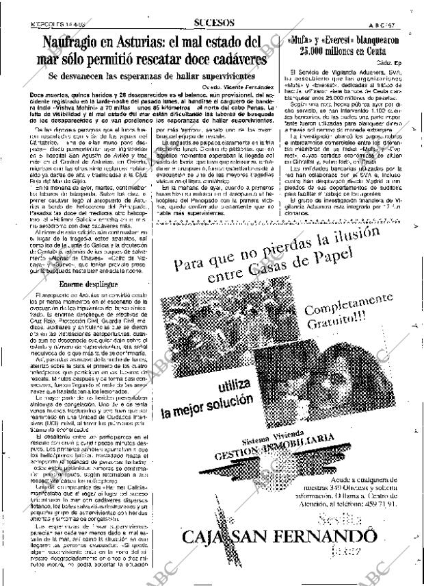 ABC SEVILLA 14-04-1993 página 67