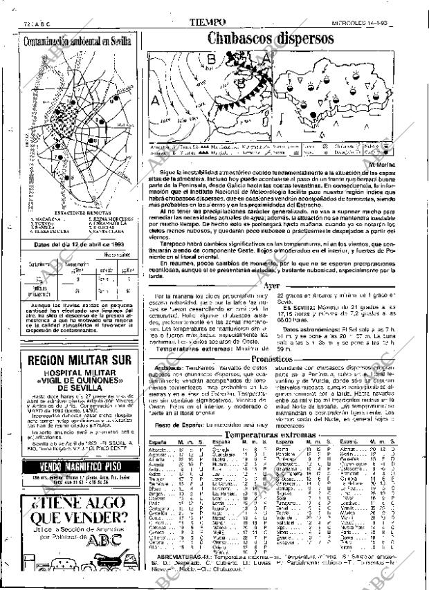 ABC SEVILLA 14-04-1993 página 72