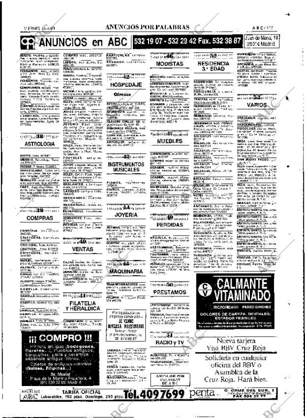 ABC MADRID 16-04-1993 página 117