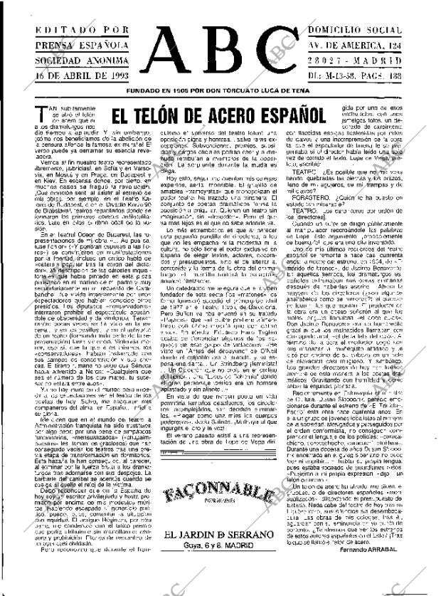ABC MADRID 16-04-1993 página 3