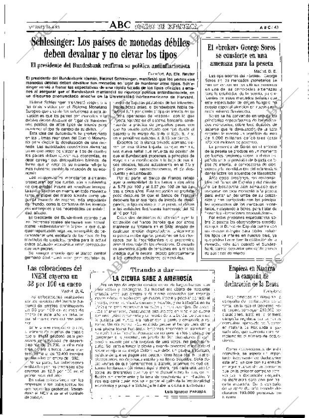 ABC MADRID 16-04-1993 página 43