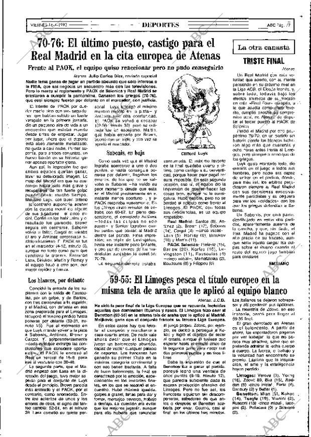 ABC MADRID 16-04-1993 página 77