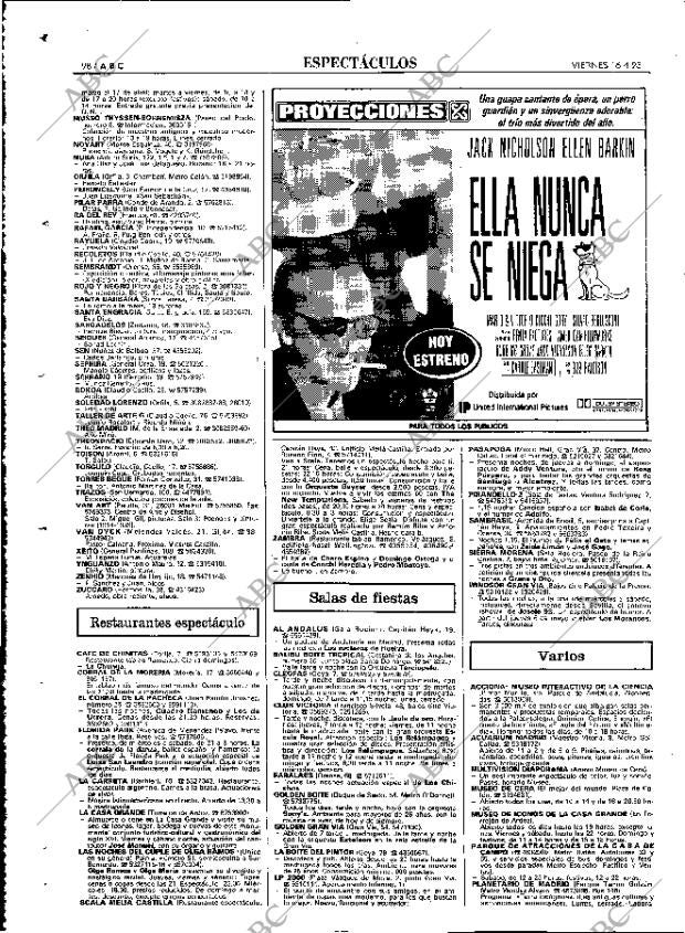 ABC MADRID 16-04-1993 página 98