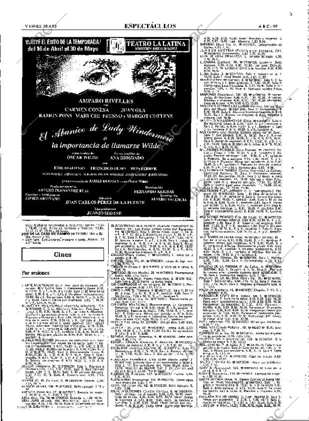 ABC MADRID 16-04-1993 página 99