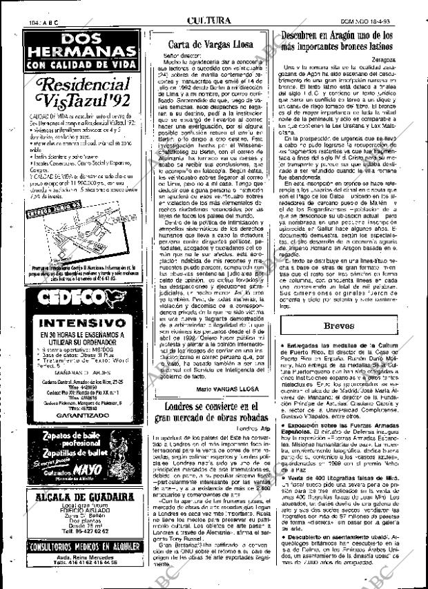 ABC SEVILLA 18-04-1993 página 104