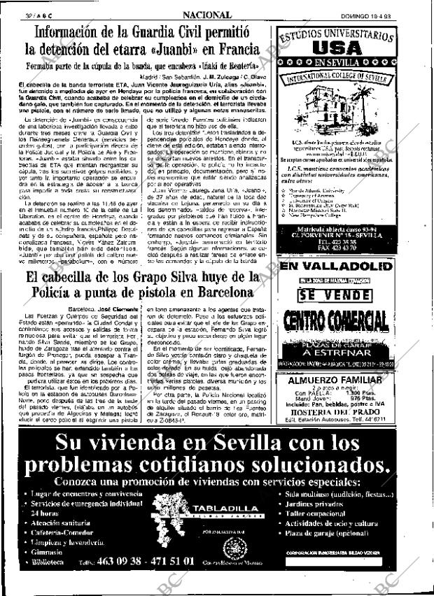 ABC SEVILLA 18-04-1993 página 32