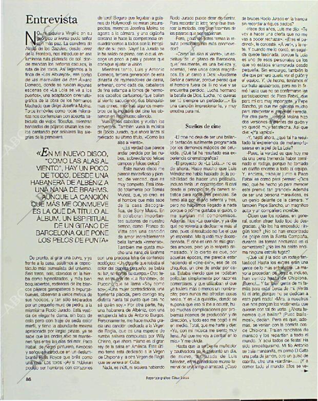 BLANCO Y NEGRO MADRID 18-04-1993 página 110