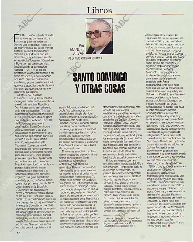 BLANCO Y NEGRO MADRID 18-04-1993 página 16