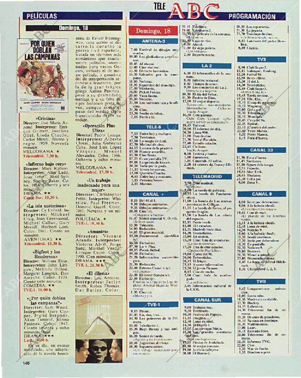 BLANCO Y NEGRO MADRID 18-04-1993 página 172