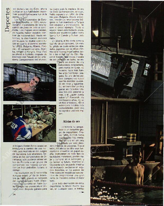 BLANCO Y NEGRO MADRID 18-04-1993 página 74