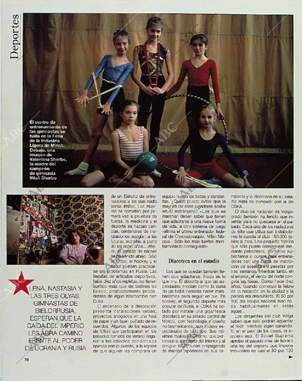 BLANCO Y NEGRO MADRID 18-04-1993 página 76