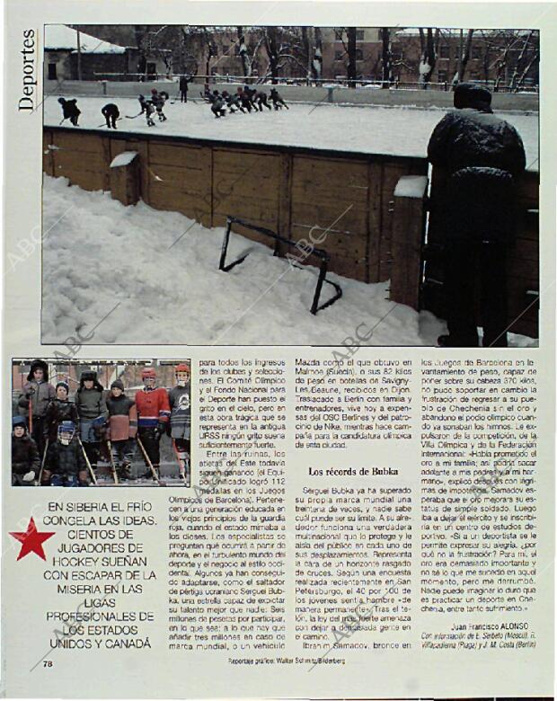 BLANCO Y NEGRO MADRID 18-04-1993 página 78