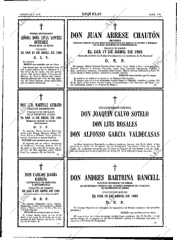 ABC MADRID 21-04-1993 página 105