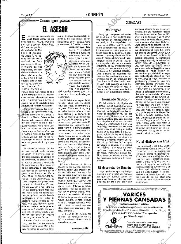 ABC MADRID 21-04-1993 página 26