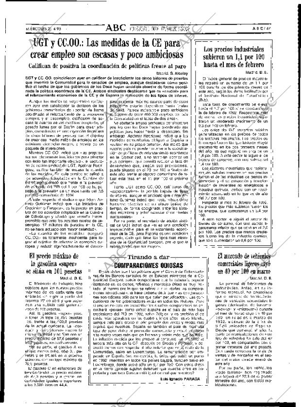 ABC MADRID 21-04-1993 página 47