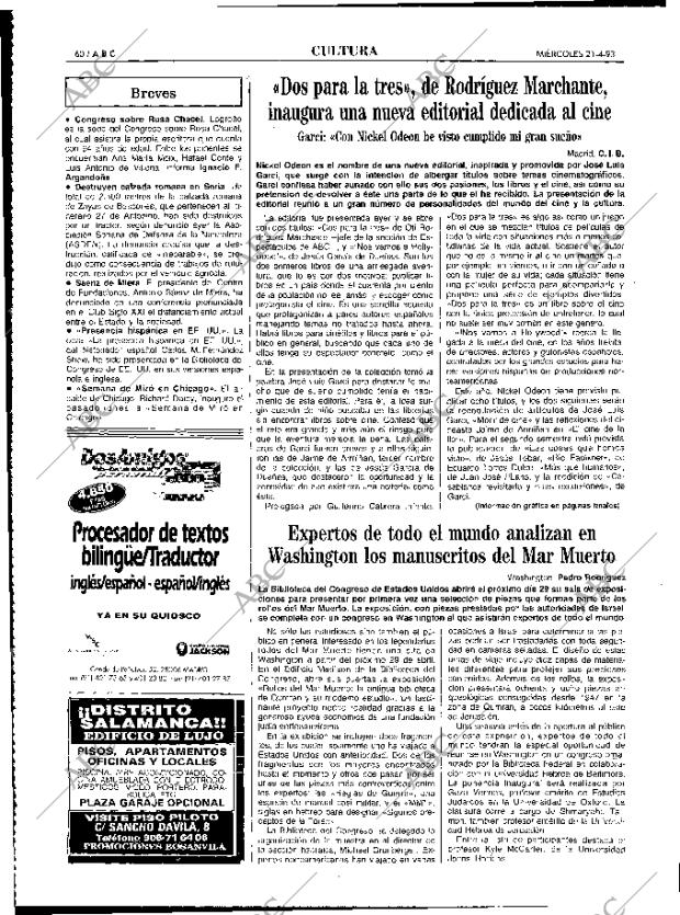 ABC MADRID 21-04-1993 página 60