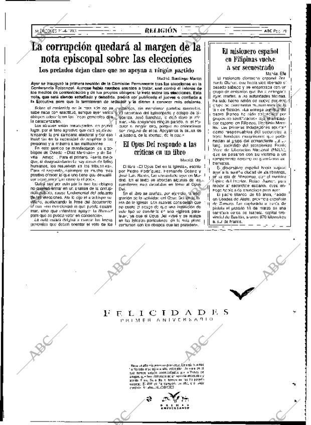 ABC MADRID 21-04-1993 página 79