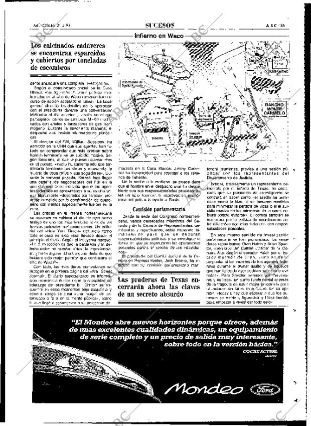 ABC MADRID 21-04-1993 página 85