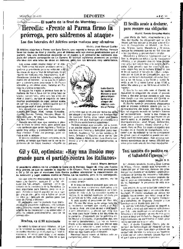 ABC MADRID 21-04-1993 página 91