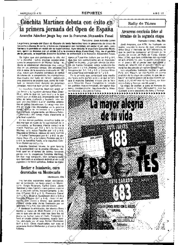 ABC MADRID 21-04-1993 página 93