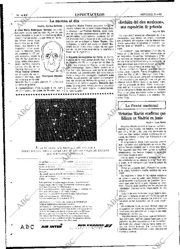 ABC MADRID 21-04-1993 página 96