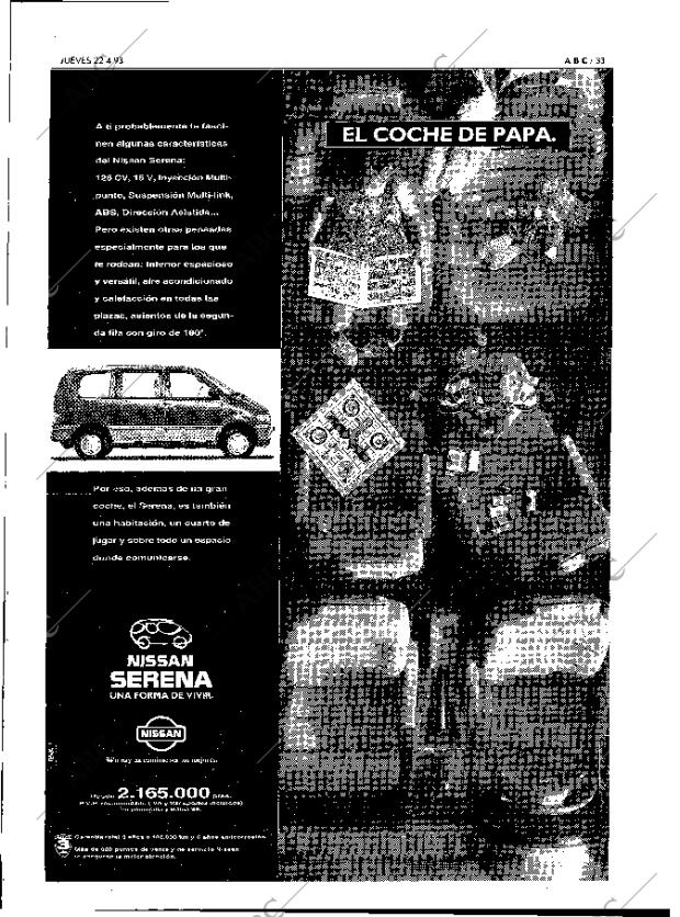 ABC MADRID 22-04-1993 página 33