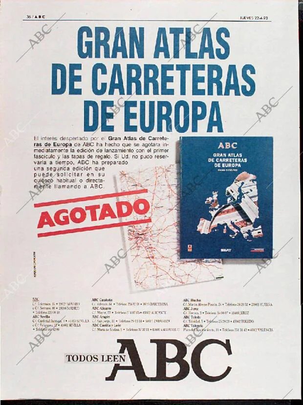 ABC MADRID 22-04-1993 página 36