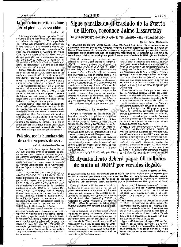 ABC MADRID 22-04-1993 página 79