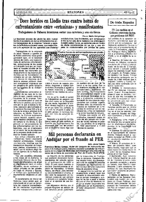 ABC MADRID 22-04-1993 página 87