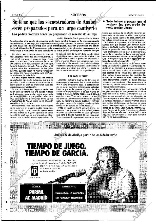 ABC MADRID 22-04-1993 página 94