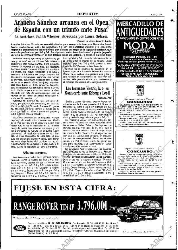 ABC MADRID 22-04-1993 página 99