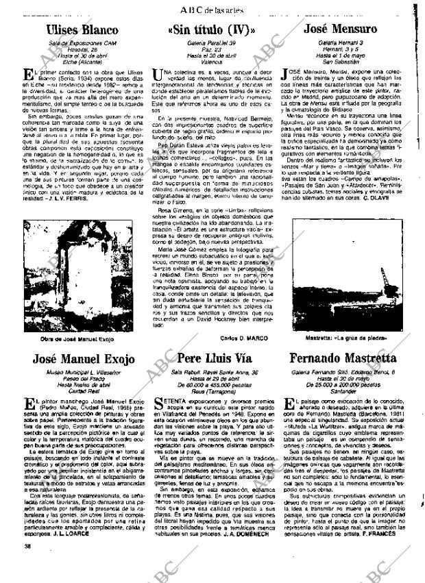 CULTURAL MADRID 23-04-1993 página 38