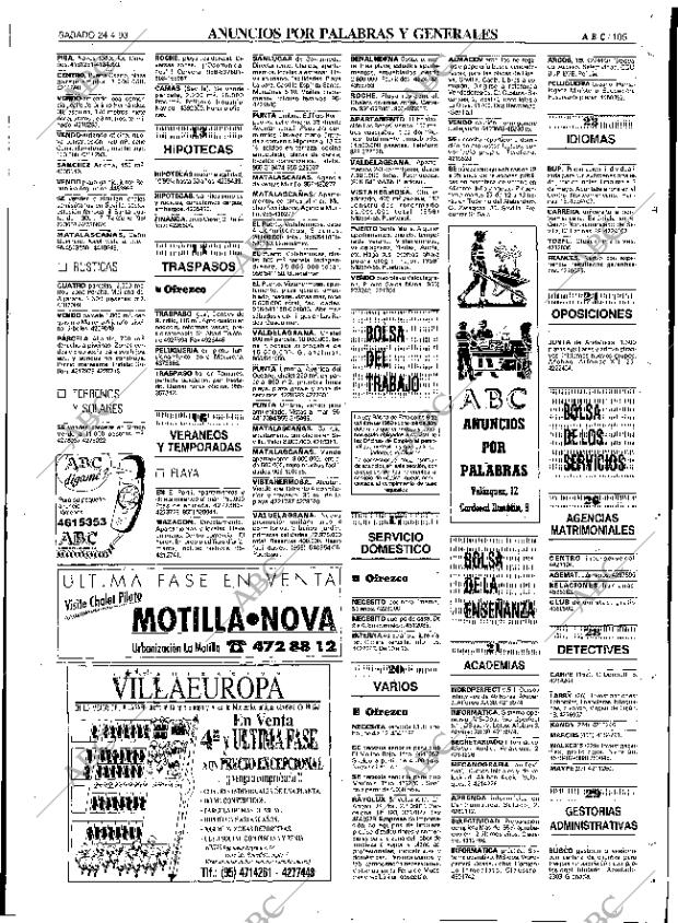 ABC SEVILLA 24-04-1993 página 105
