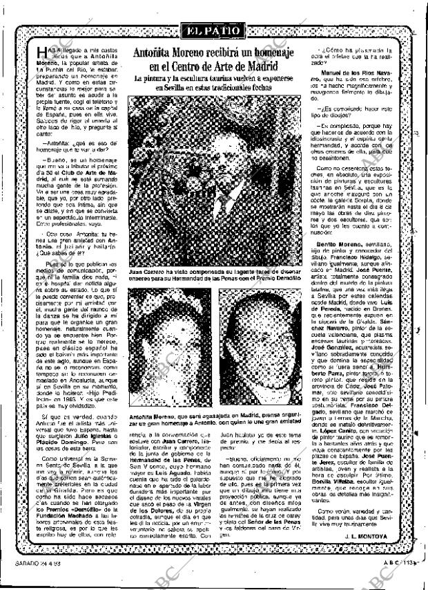ABC SEVILLA 24-04-1993 página 113