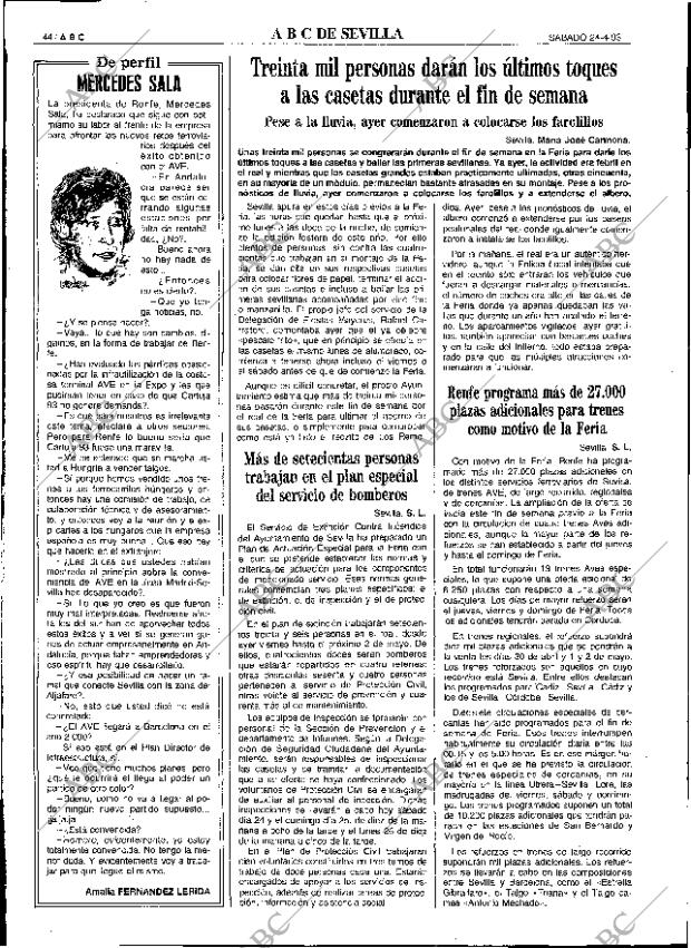 ABC SEVILLA 24-04-1993 página 44