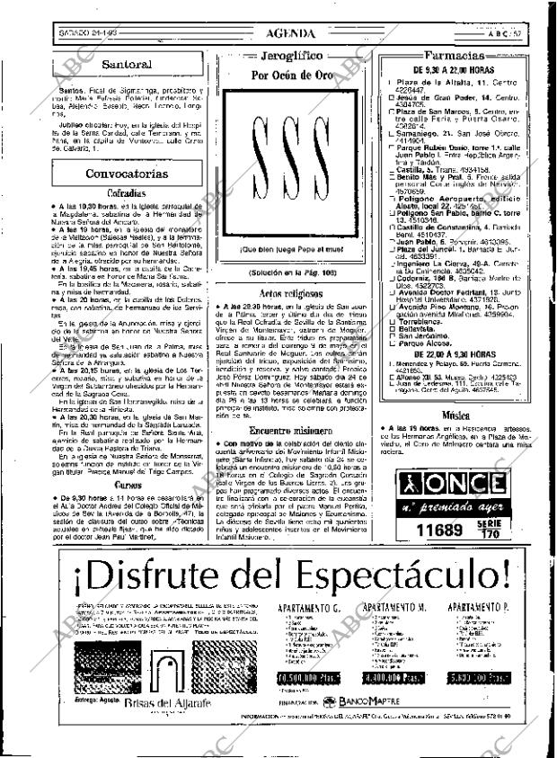 ABC SEVILLA 24-04-1993 página 57