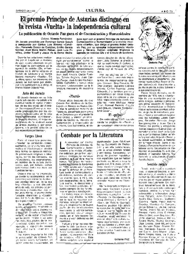 ABC SEVILLA 24-04-1993 página 73