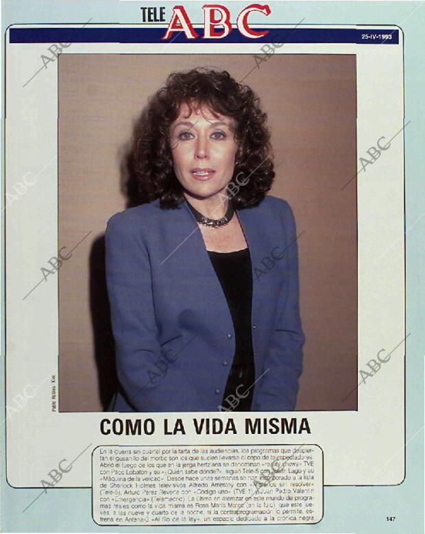 BLANCO Y NEGRO MADRID 25-04-1993 página 147