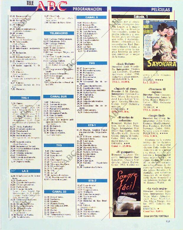 BLANCO Y NEGRO MADRID 25-04-1993 página 157