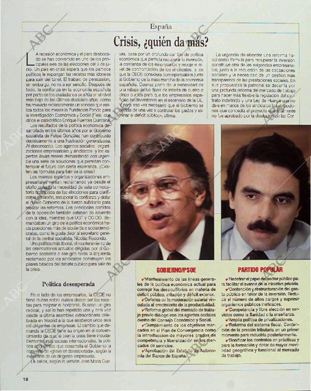 BLANCO Y NEGRO MADRID 25-04-1993 página 18