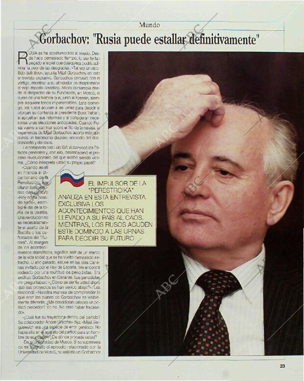 BLANCO Y NEGRO MADRID 25-04-1993 página 23