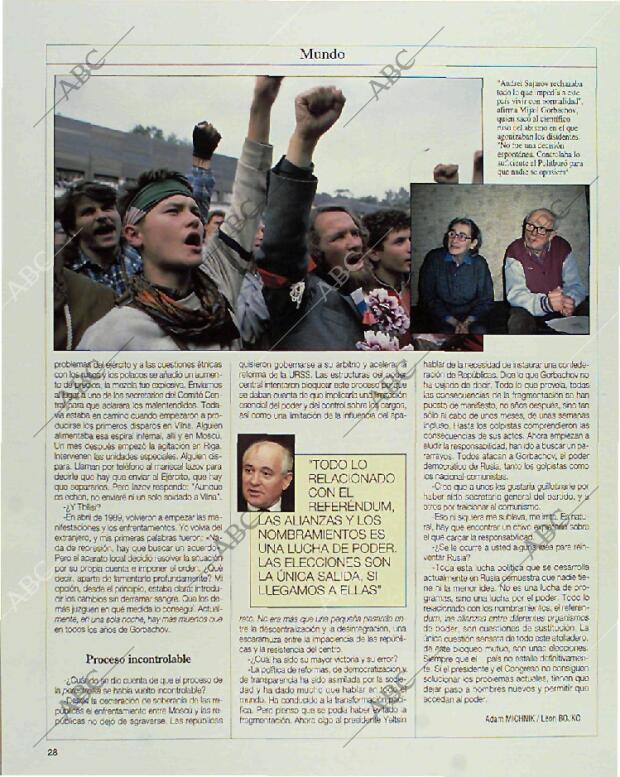 BLANCO Y NEGRO MADRID 25-04-1993 página 28