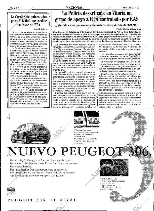 ABC SEVILLA 27-04-1993 página 26