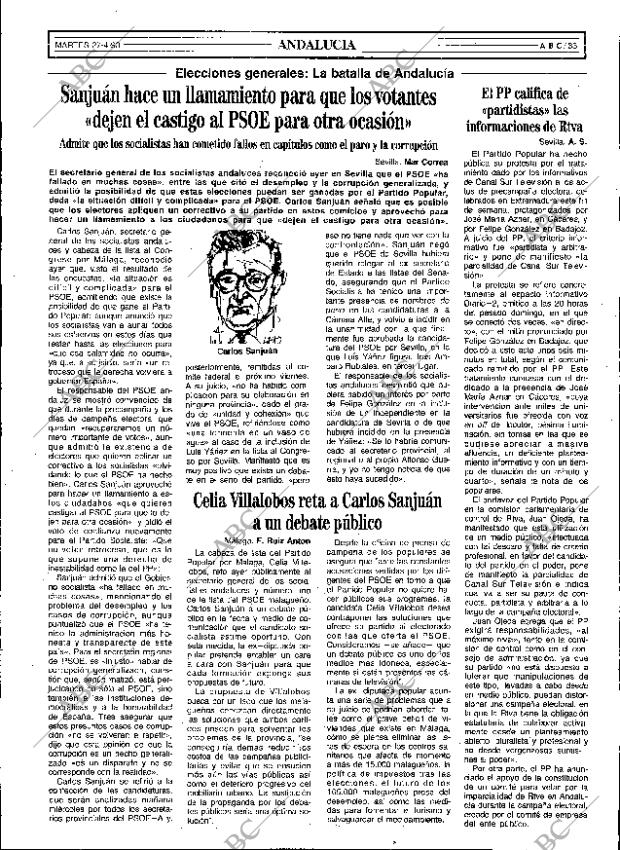 ABC SEVILLA 27-04-1993 página 33
