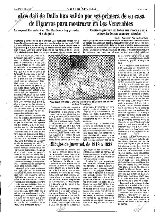ABC SEVILLA 27-04-1993 página 49