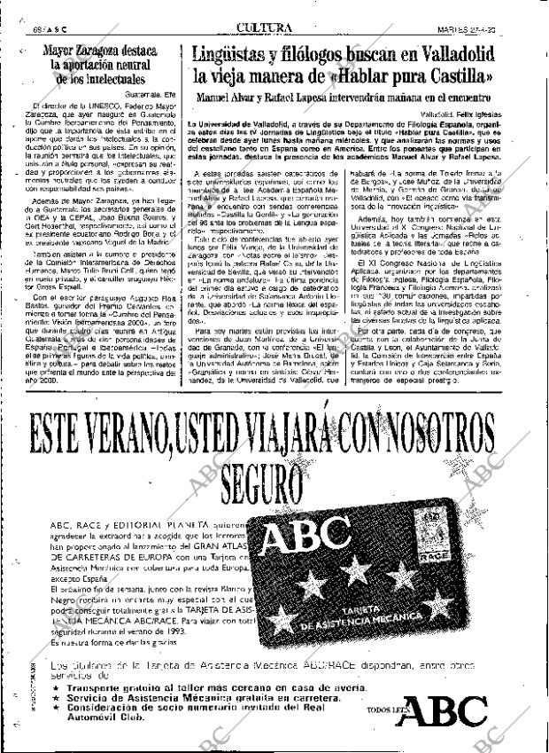 ABC SEVILLA 27-04-1993 página 68