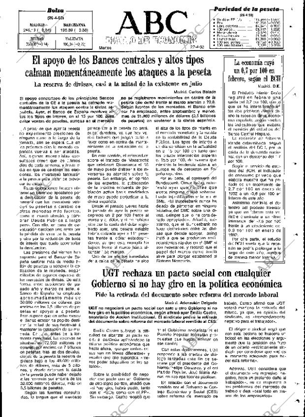 ABC SEVILLA 27-04-1993 página 75