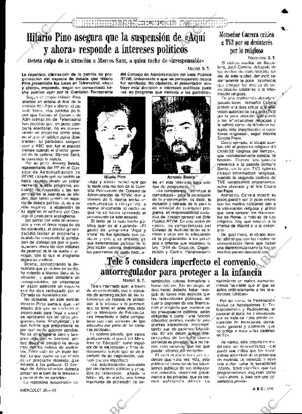 ABC MADRID 28-04-1993 página 129