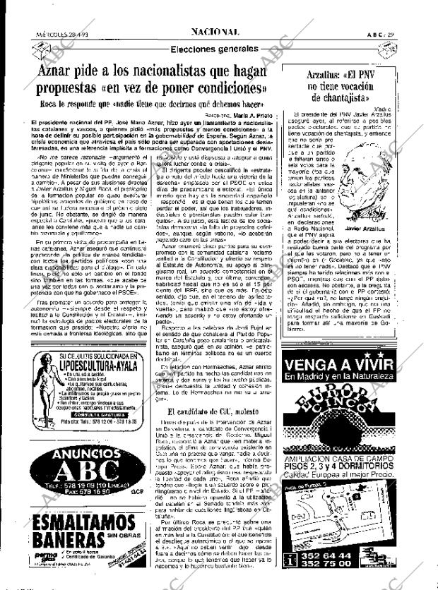 ABC MADRID 28-04-1993 página 29